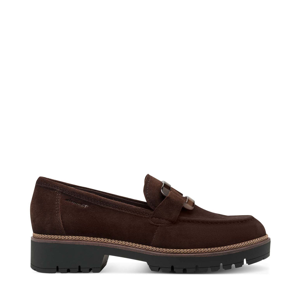 Tamaris Classic Buckle Loafer Mocca