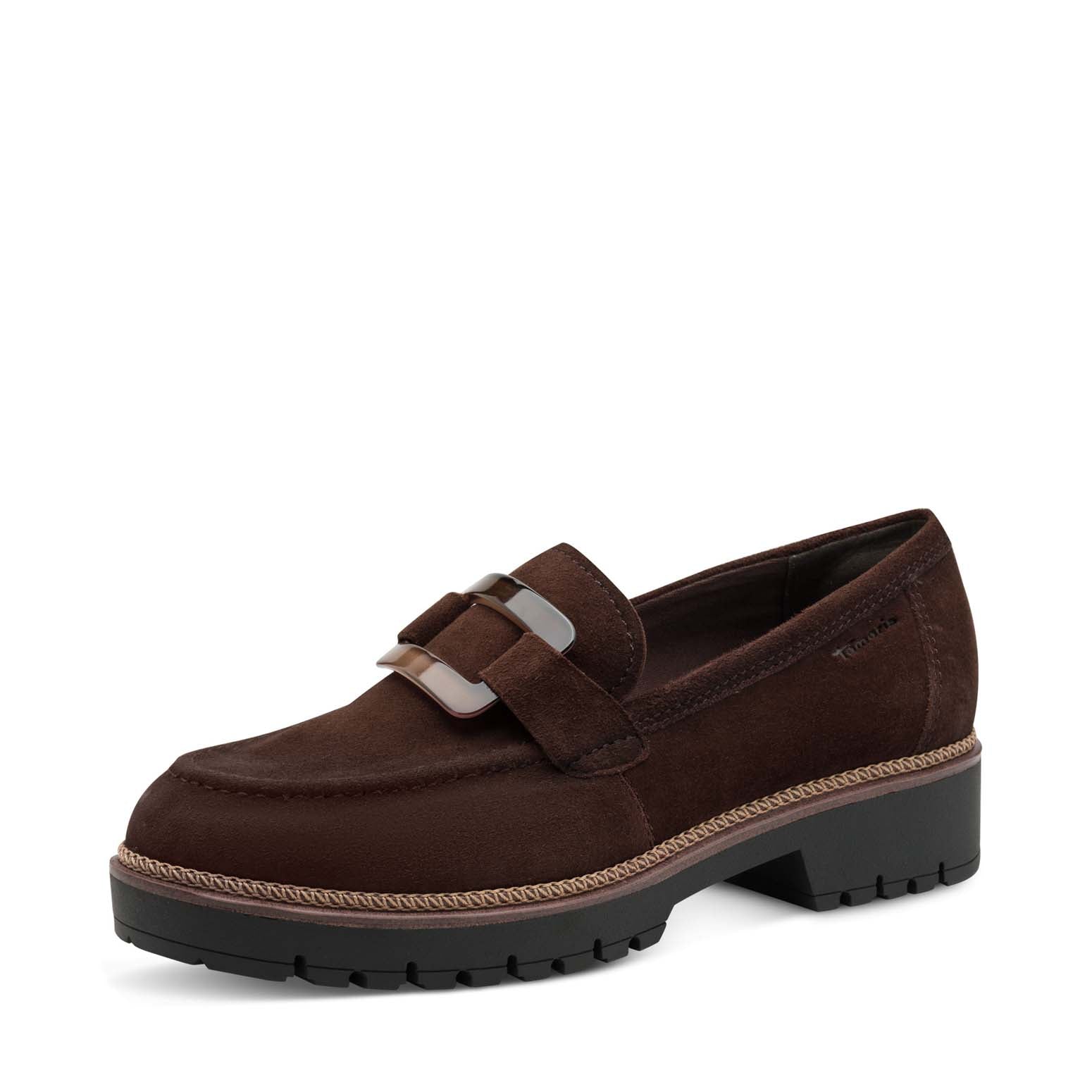 Tamaris Classic Buckle Loafer Mocca