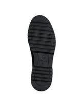 Tamaris Suede Large Buckle Loafer Navy