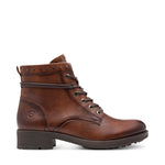 Tamaris Laced Ankle Boot Cognac