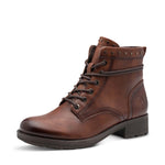 Tamaris Laced Ankle Boot Cognac