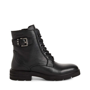 Tamaris Laced Buckle Boot Black