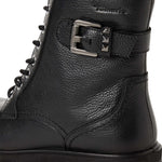 Tamaris Laced Buckle Boot Black