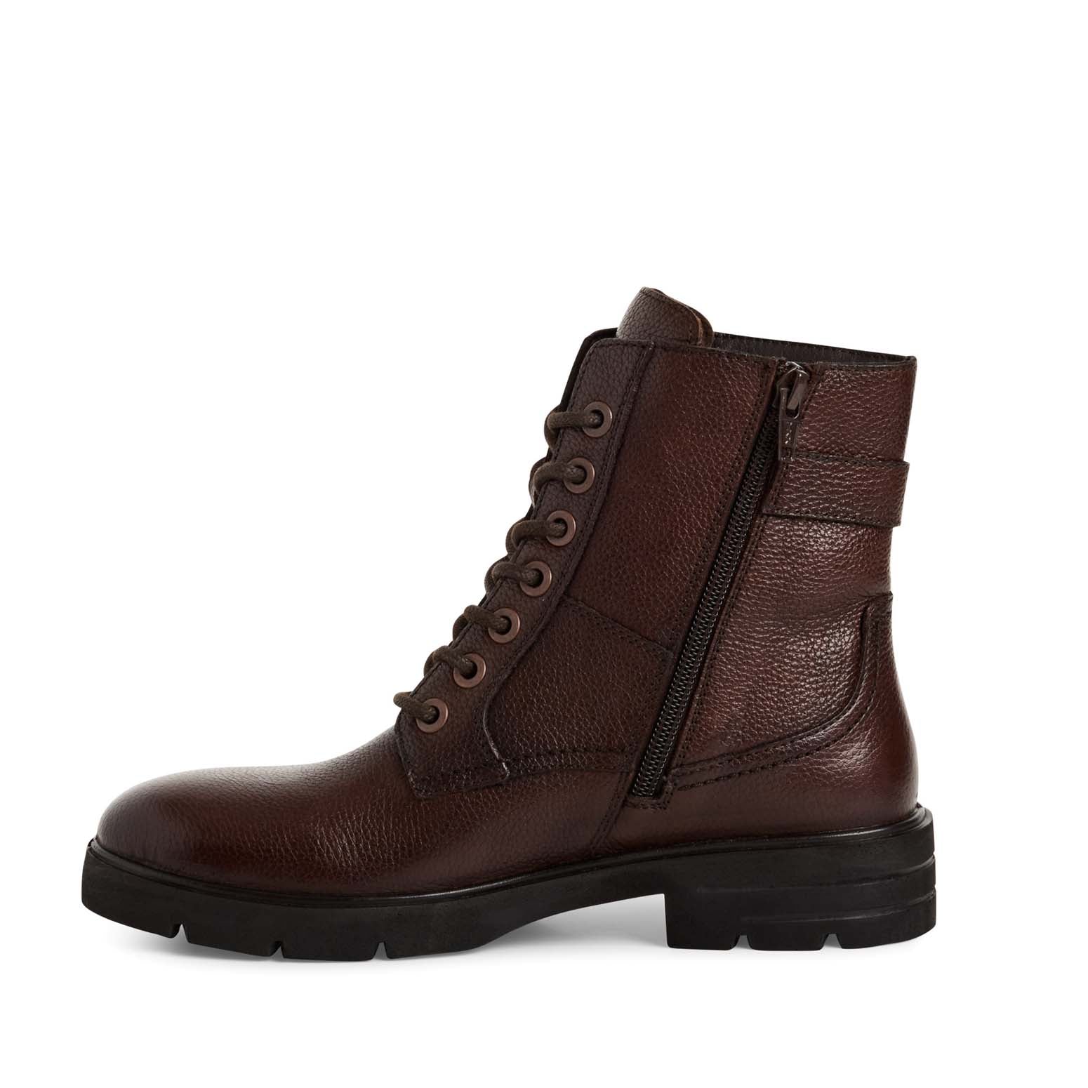 Tamaris Laced Buckle Boot Mocca
