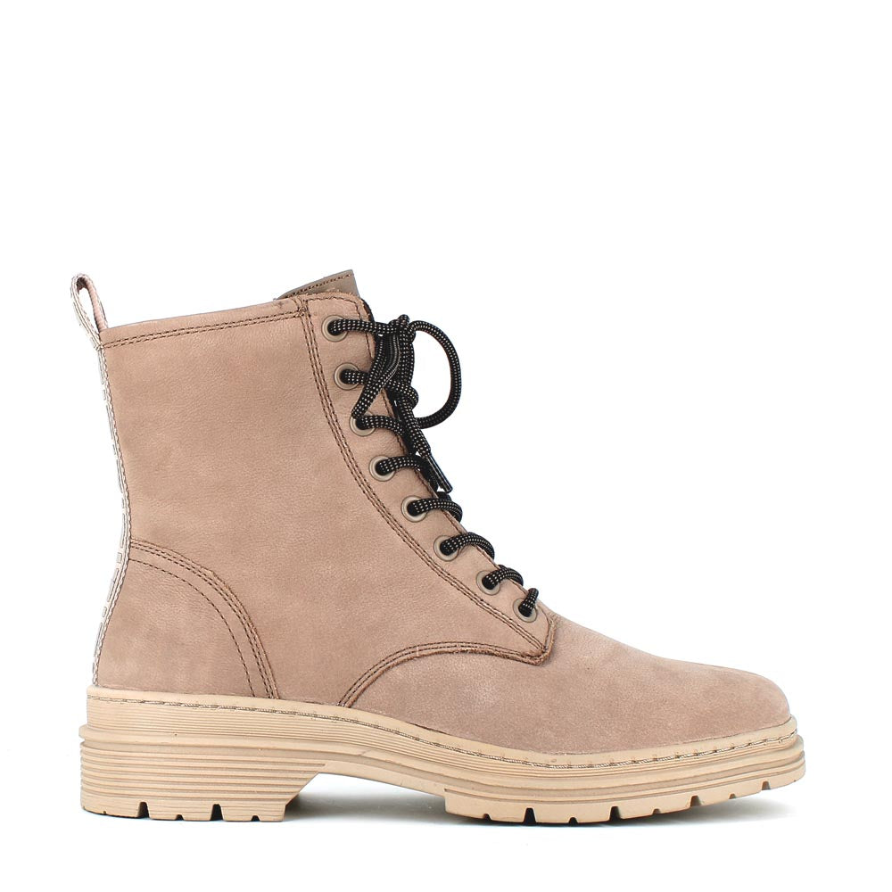 Tamaris Laced Ankle Boot Taupe