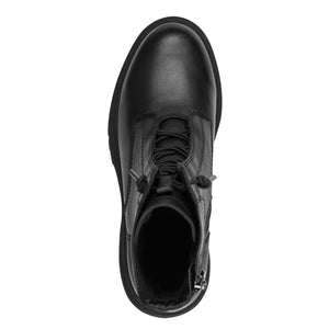 Tamaris Chunky Lace Boot Black