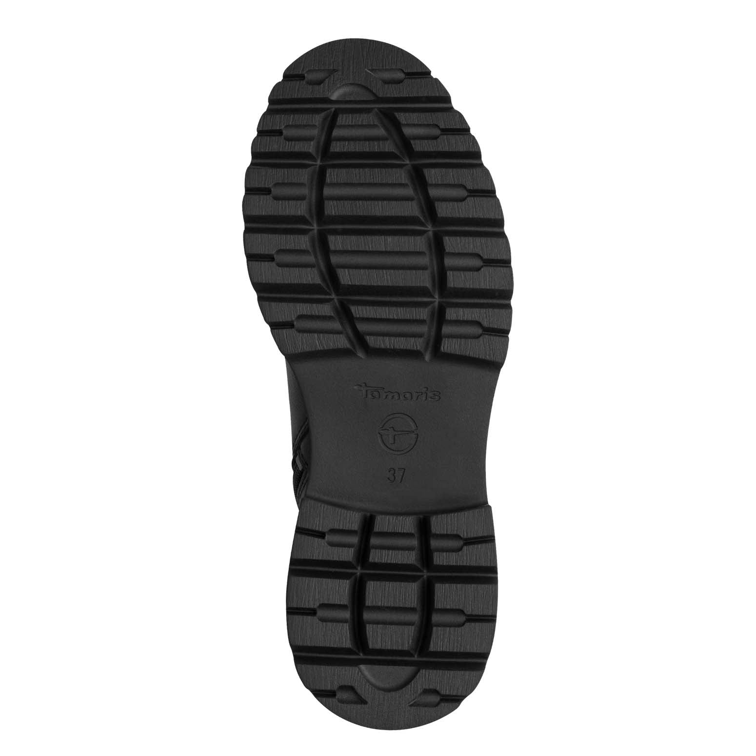 Tamaris Chunky Lace Boot Black