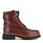 Tamaris Chunky Laced Ankle Boot Cognac