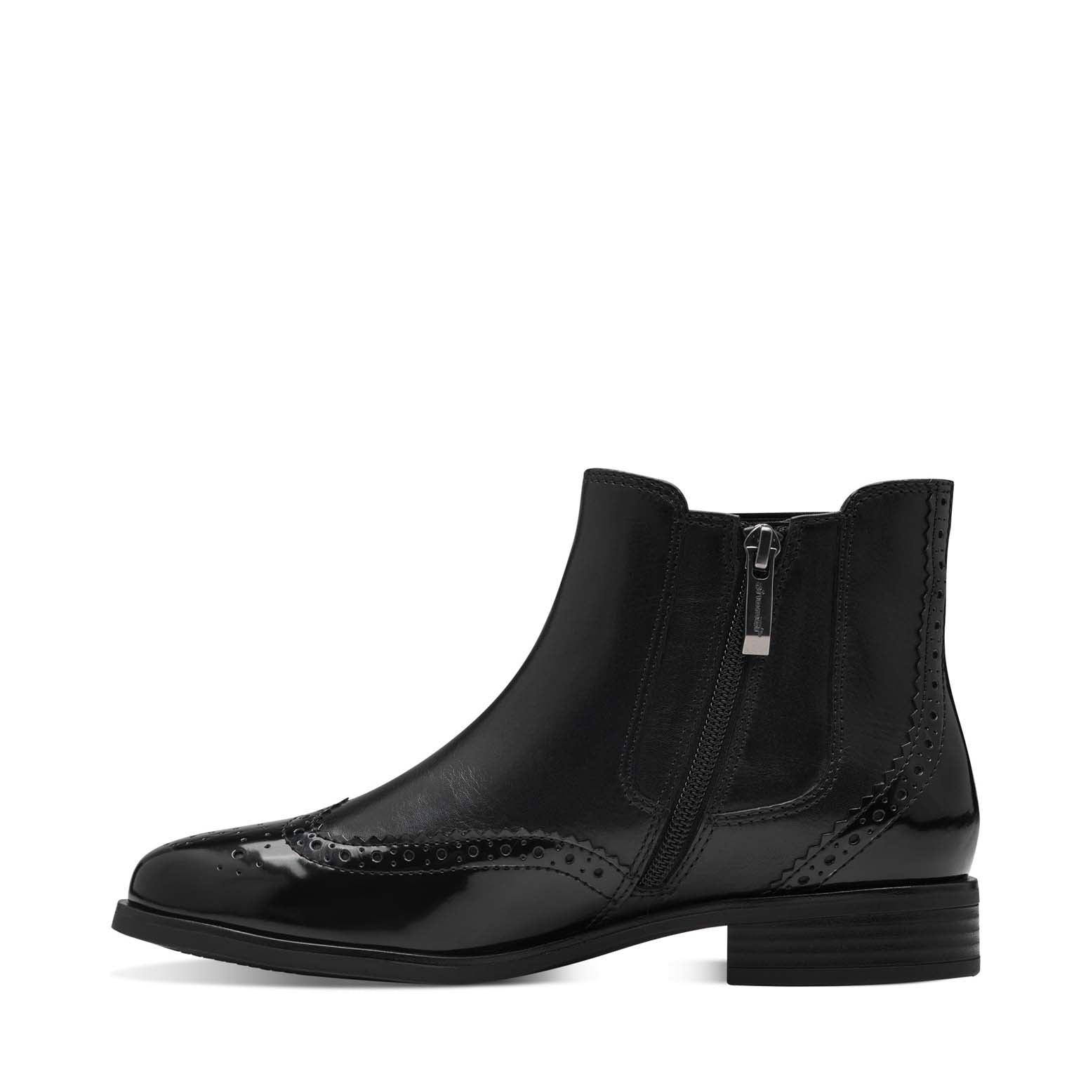 Tamaris Low Chelsea Ankle Boot Black