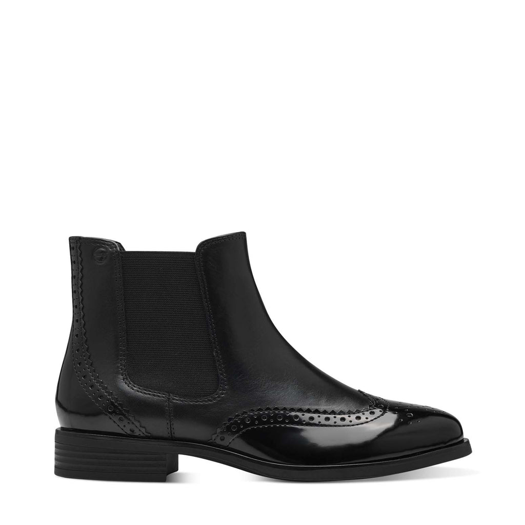 Tamaris Low Chelsea Ankle Boot Black