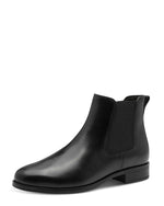 Tamaris Leather Chelsea Ankle Boot Black