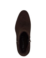 Tamaris Classic Suede Block Heel Ankle Boot Mocca