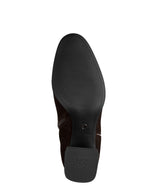 Tamaris Classic Suede Block Heel Ankle Boot Mocca