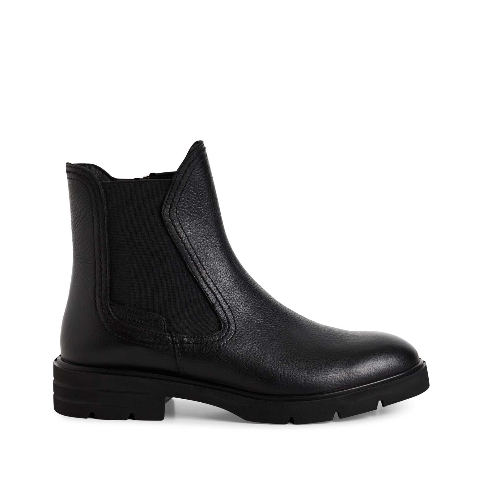 Tamaris Chelsea Leather Ankle Boot Black