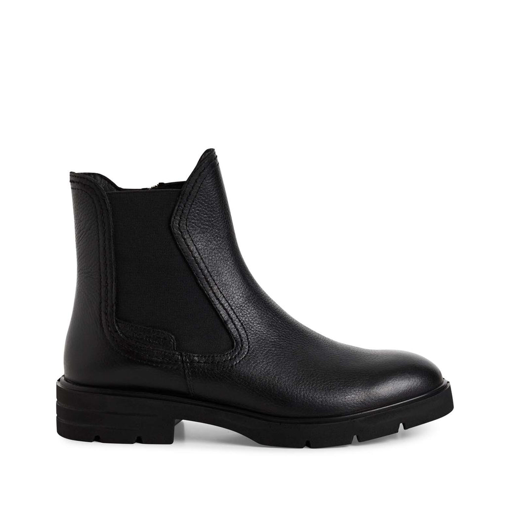 Tamaris Chelsea Leather Ankle Boot Black