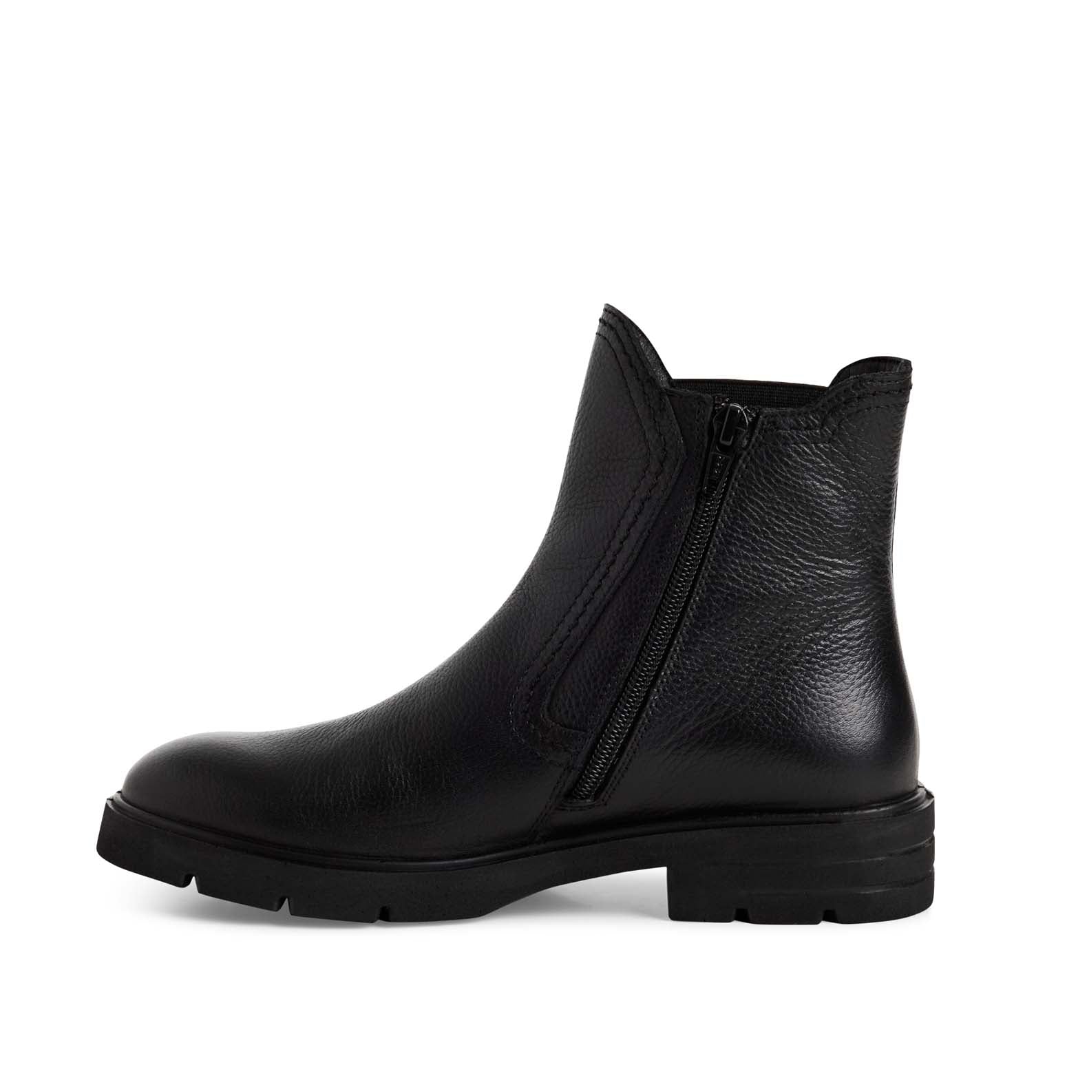Tamaris Chelsea Leather Ankle Boot Black