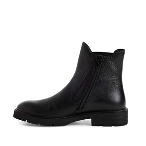 Tamaris Chelsea Leather Ankle Boot Black