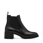 Tamaris Block Heel Chelsea Ankle Boot Black