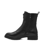 Tamaris Military Boot with Stud Detail Black