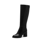 Tamaris Stretch Knee High Boot Black