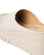 Tamaris Open Toe Wedge Mule Taupe