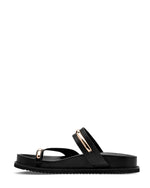Tamaris Flat Toe Post Sandal Black