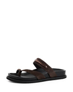 Tamaris Flat Toe Post Sandal Mocca