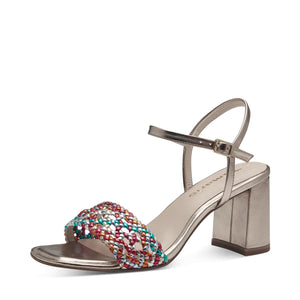 Tamaris Weave Strappy Multi Coloured Sandal