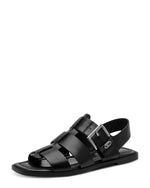 Tamaris Strappy Gladiator Flat Sandal Black
