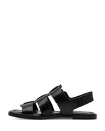 Tamaris Strappy Gladiator Flat Sandal Black