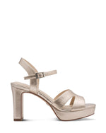Tamaris High Platform Sandal Light Gold