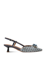 Tamaris Slingback Crystal Blue Comb