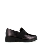 Pitillos Leather Wedge Shoe Black