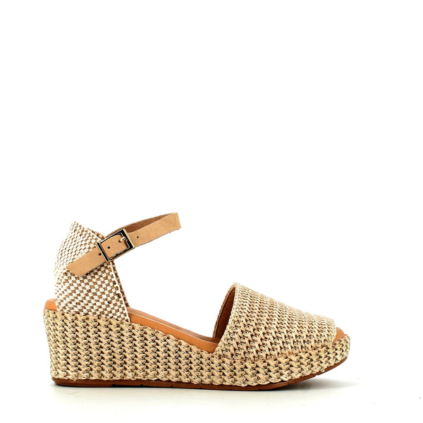 Pitillos Wedge Espadrille Natural