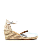 Pitillos Wedge Espadrille Plata