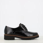 Pitollos Laced Brogue Black Patent