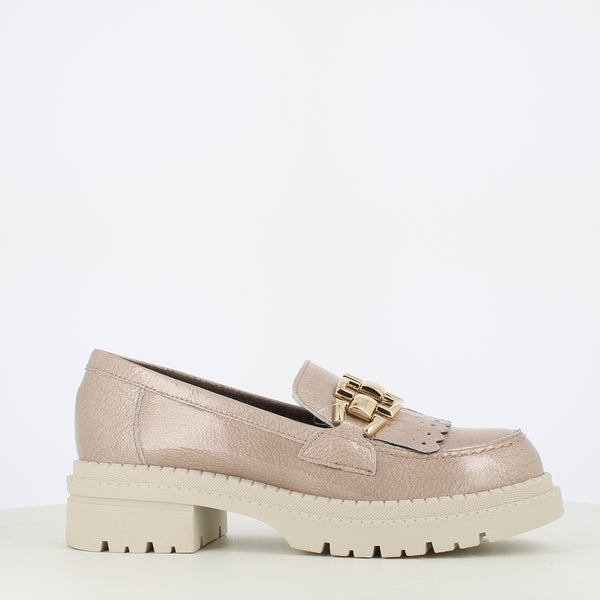 Pitillos Chunky Brogue Piedra Patent