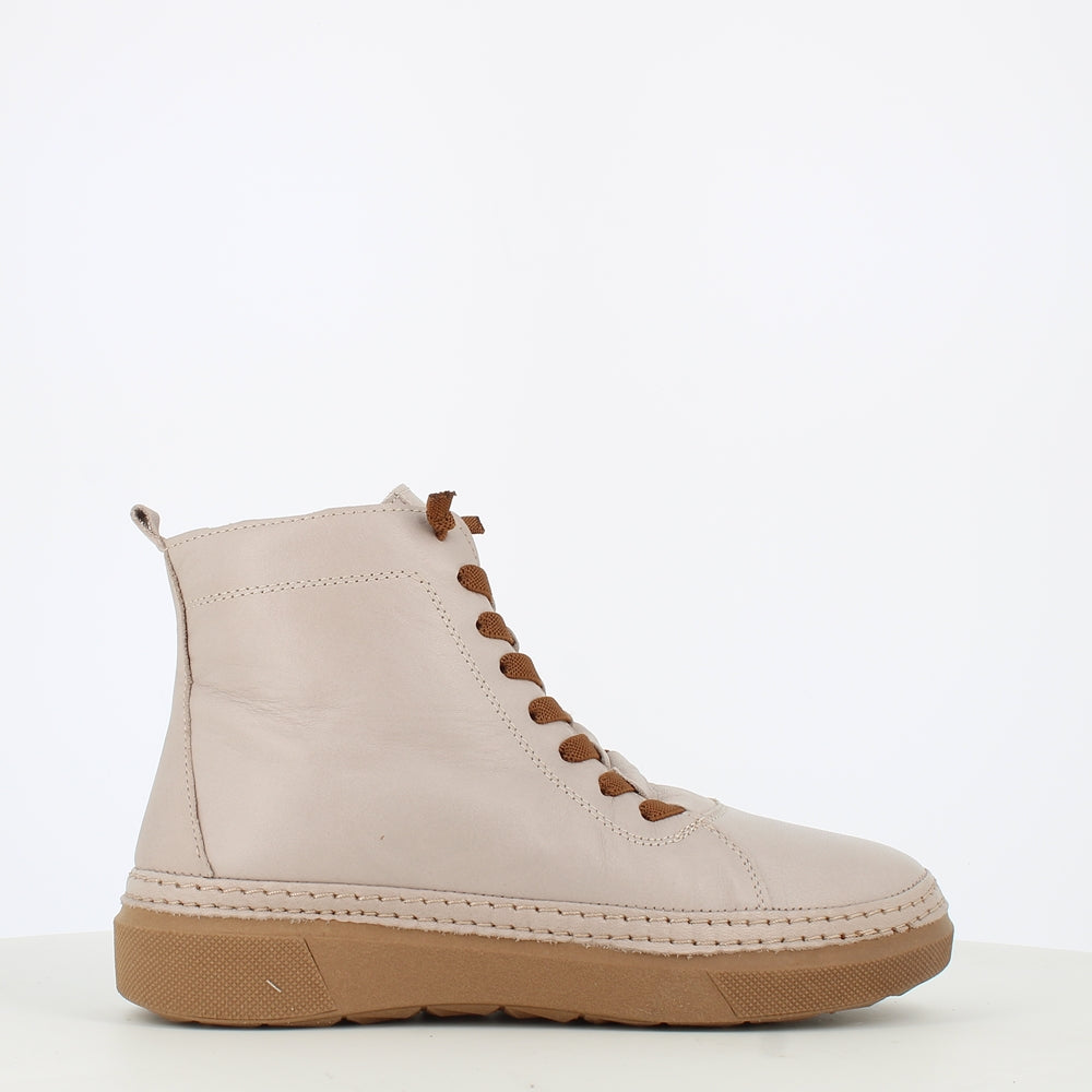 Cinders Edit Laced Ankle Boot Silver Grey