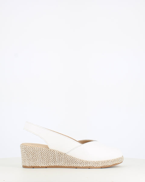 Pitillos Espadrille Sling Back White