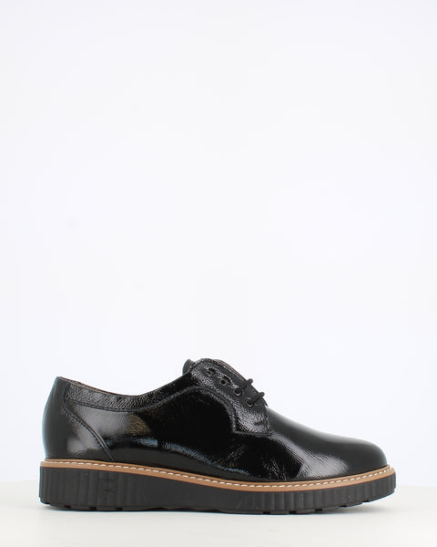 Pitillos Classic Patent Brogue Black
