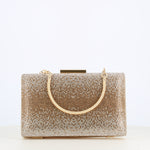 Cinders Edit Occasion Handbag Crystal Gold