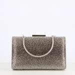 Cinders Edit Occasion Handbag Crystal Silver
