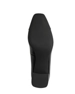 Marco Tozzi Block Heel Court Black Comb
