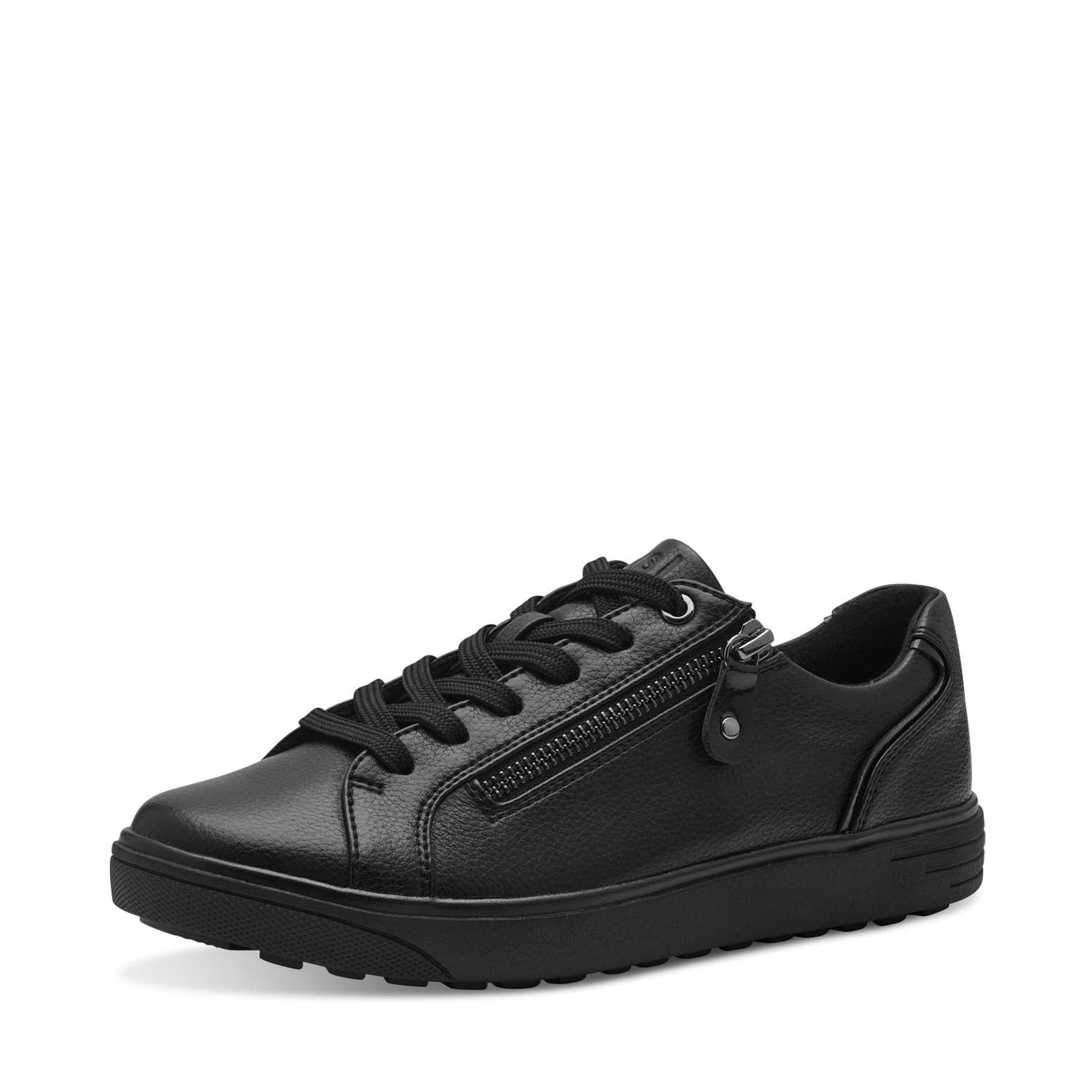 Jana Laced Oxford Trainer Black