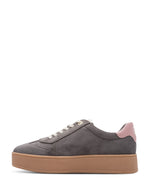 Marco Tozzi Flatform Zip Trainer Dark Grey Comb