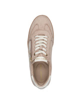 Marco Tozzi Flatform Zip Trainer Tan Comb
