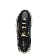Marco Tozzi Flatform Zip Trainer Black Comb
