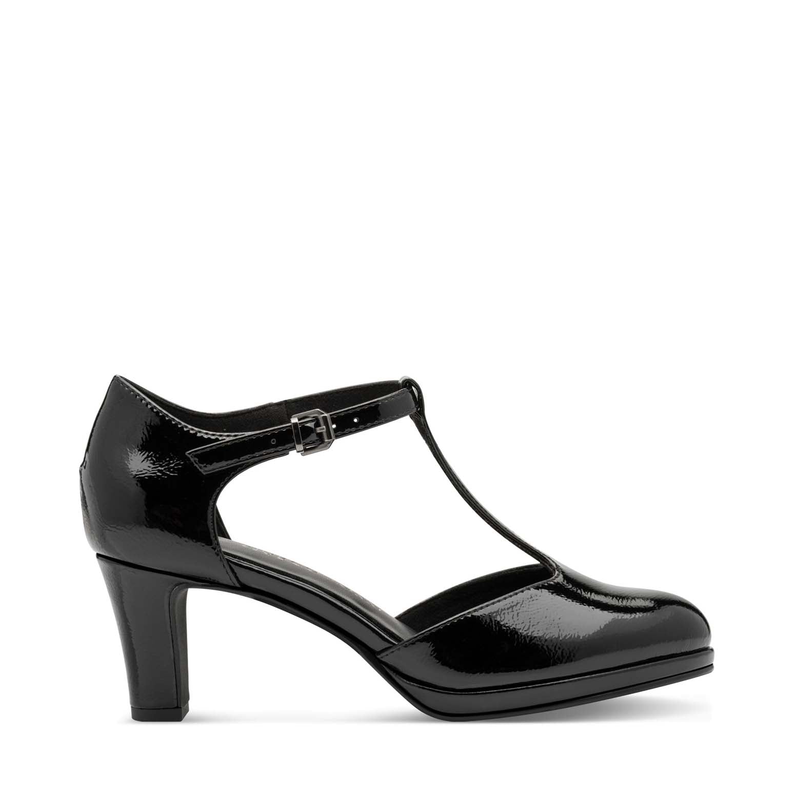 Marco Tozzi T-Bar Black Patent