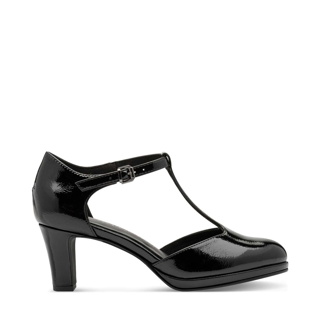 Marco Tozzi T-Bar Black Patent