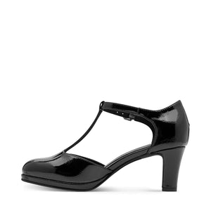 Marco Tozzi T-Bar Black Patent